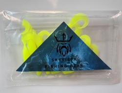Super Soft Curly Tail Grub. 7.5cm, 10 Pieces per Pack.